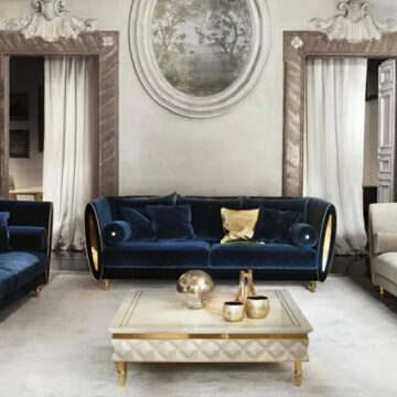 How to Combine Contemporary and Glamorous Living Room Furniture Styles with Adora