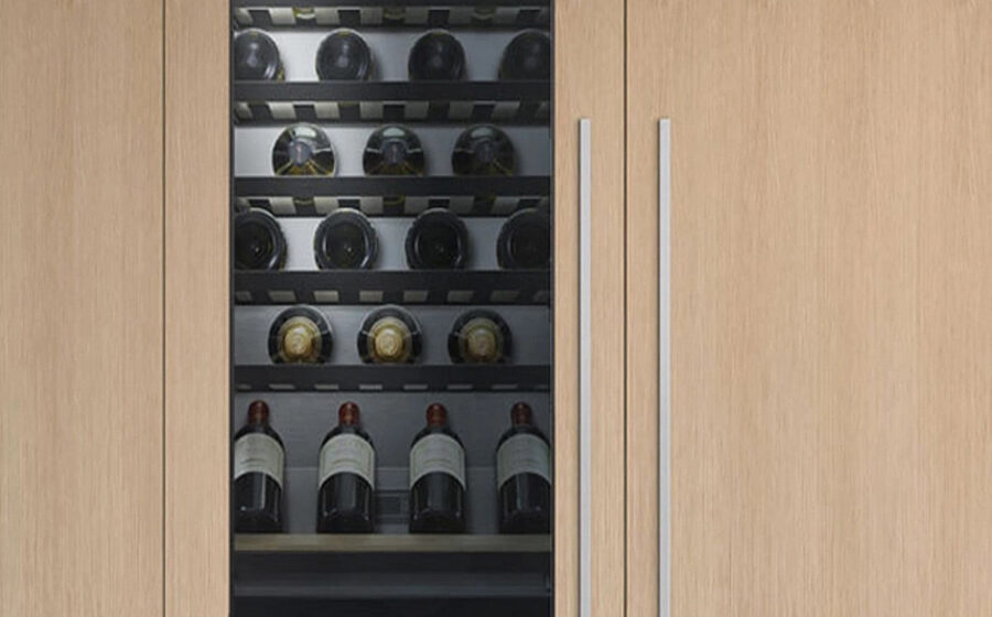 Modern Kitchen Cooling Solution Fisher & Paykel Integrated Column Wine Cabinet