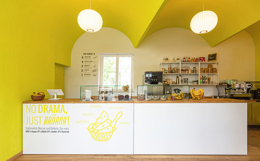 Introducing Keep Banana Ice Cream Shop by Martino Hutz Architecture