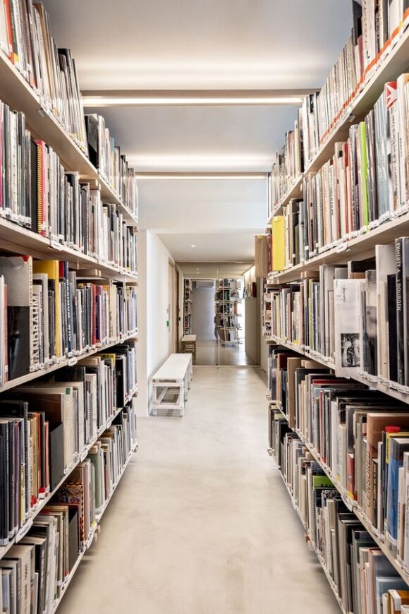 Library Compound Space Crafting Spatial Harmony: Office & Library Space GB65 by Metro ...